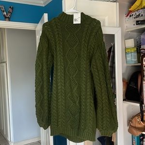 Oversized Knitted sweater dress